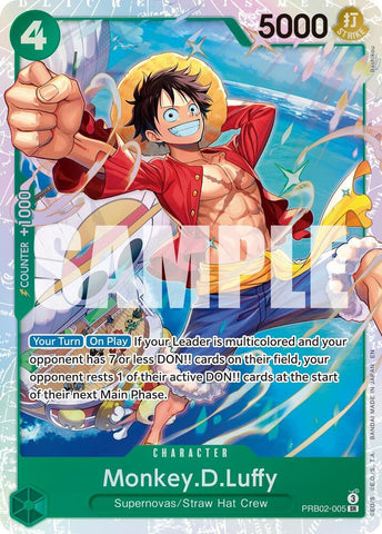 Monkey.D.Luffy - PRB02-005 - Foil (Premium Booster -The Best- Vol.2 [PRB-02])(PRB02-005)(SR)