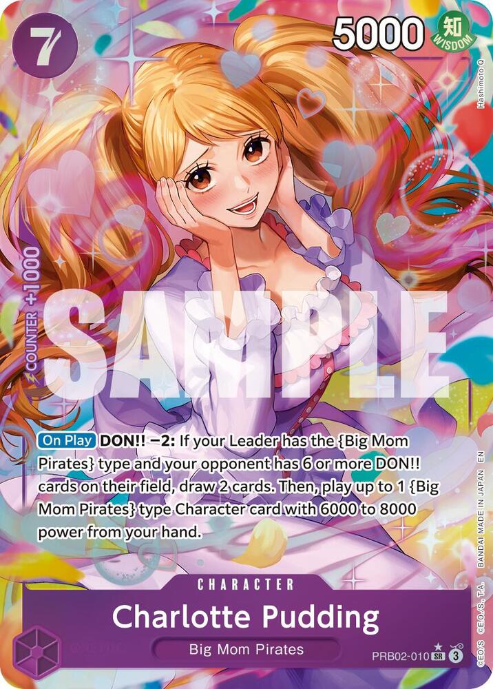 Charlotte Pudding - PRB02-010 (Alternate Art) - Foil (Premium Booster -The Best- Vol.2 [PRB-02])(PRB02-010)(SR)