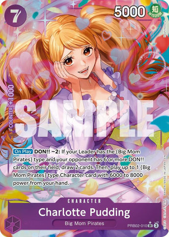 Charlotte Pudding - PRB02-010 (Alternate Art) - Foil (Premium Booster -The Best- Vol.2 [PRB-02])(PRB02-010)(SR)