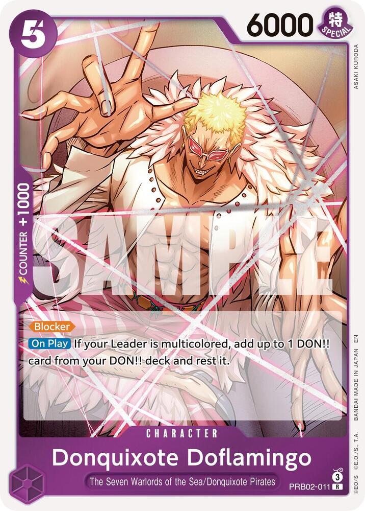 Donquixote Doflamingo - Foil (Premium Booster -The Best- Vol.2 [PRB-02])(PRB02-011)(R)