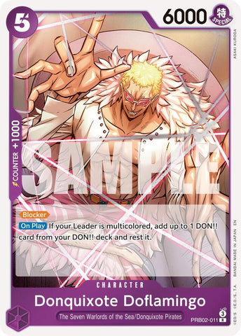 Donquixote Doflamingo - Foil (Premium Booster -The Best- Vol.2 [PRB-02])(PRB02-011)(R)