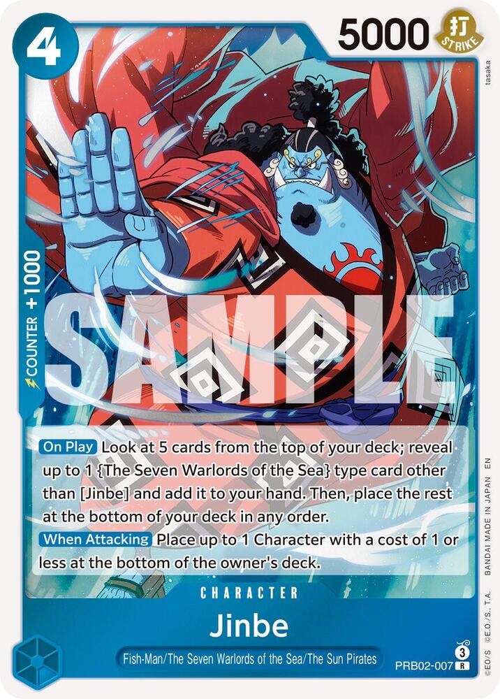 Jinbe - PRB02-007 - Foil (Premium Booster -The Best- Vol.2 [PRB-02])(PRB02-007)(R)