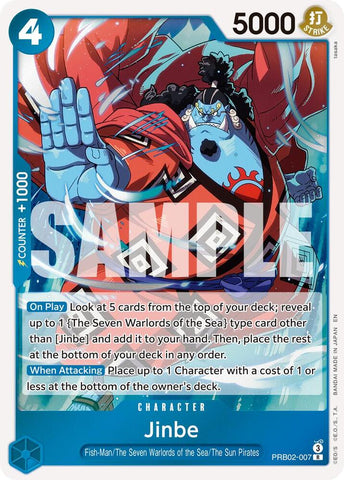 Jinbe - PRB02-007 - Foil (Premium Booster -The Best- Vol.2 [PRB-02])(PRB02-007)(R)