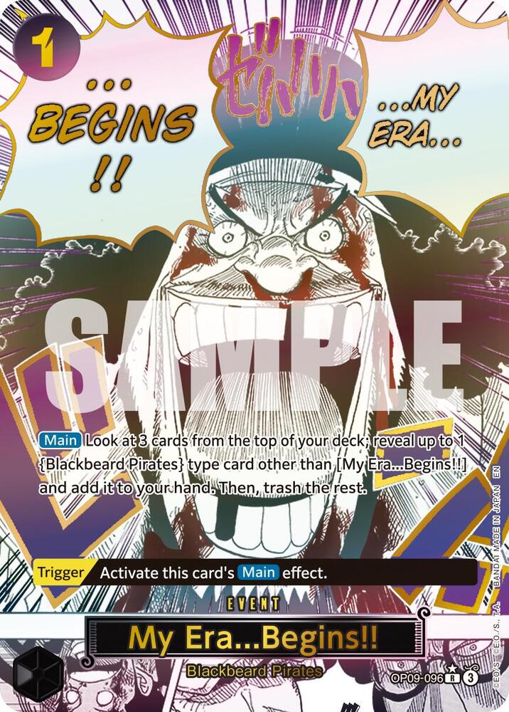 My Era...Begins!! (Alternate Art) - Foil (Premium Booster -The Best- Vol.2 [PRB-02])(OP09-096)(R)