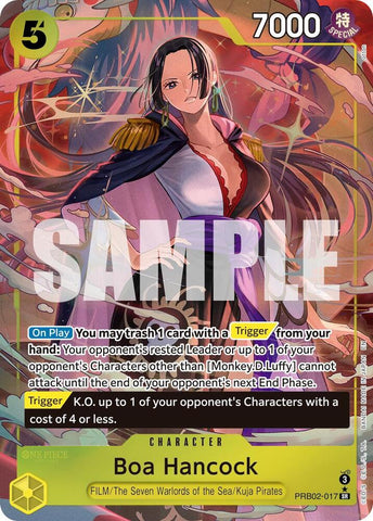 Boa Hancock (Alternate Art) - Foil (Premium Booster -The Best- Vol.2 [PRB-02])(PRB02-017)(SR)