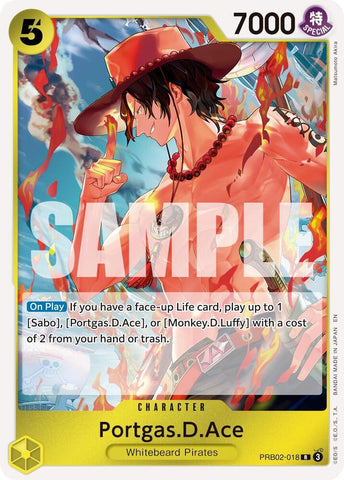 Portgas.D.Ace - PRB02-018 - Foil (Premium Booster -The Best- Vol.2 [PRB-02])(PRB02-018)(R)