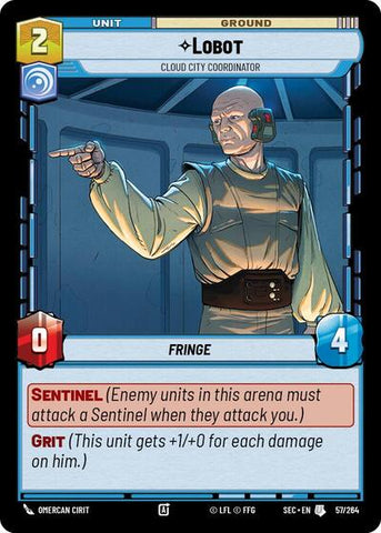 Lobot, Cloud City Coordinator (Secrets of Power)(SEC-057/264)(U)