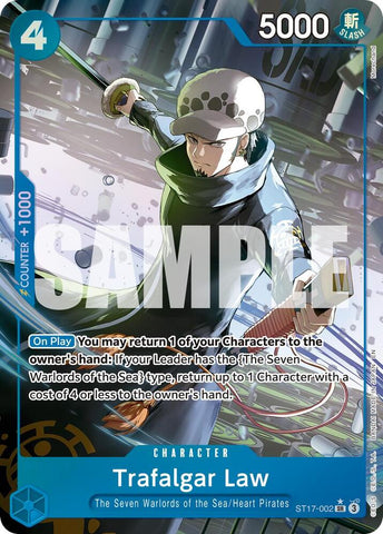Trafalgar Law - ST17-002 (Alternate Art) - Foil (Premium Booster -The Best- Vol.2 [PRB-02])(ST17-002)(SR)