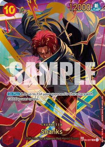 Shanks (SP) - Foil (Premium Booster -The Best- Vol.2 [PRB-02])(OP06-007)(SR)