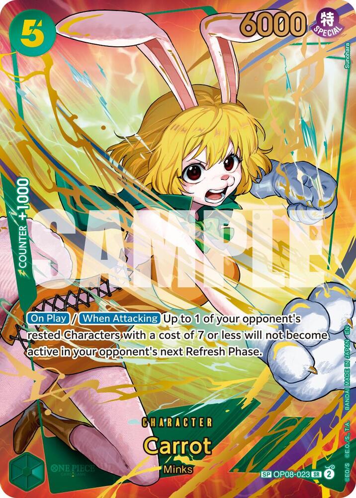 Carrot (SP) - Foil (Premium Booster -The Best- Vol.2 [PRB-02])(OP08-023)(SR)