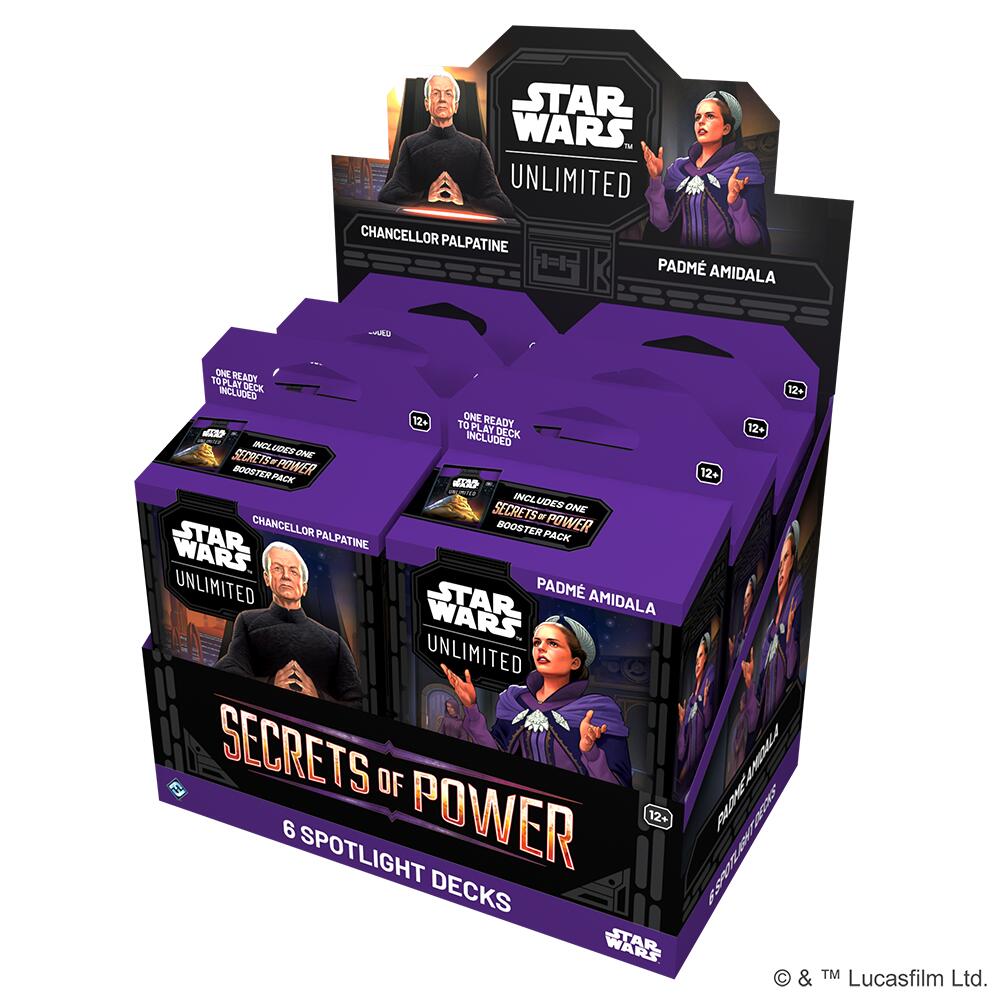 Secrets of Power - Spotlight Deck Display