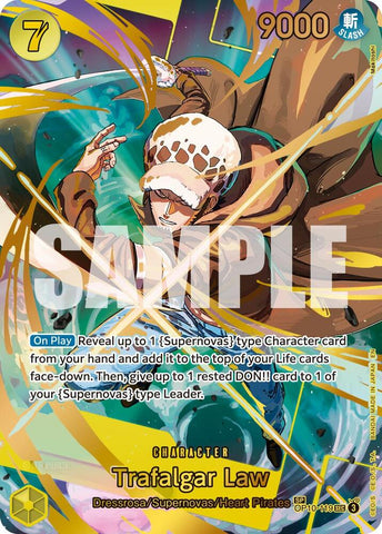 Trafalgar Law - OP10-119 (SP) - Foil (Premium Booster -The Best- Vol.2 [PRB-02])(OP10-119)(SEC)
