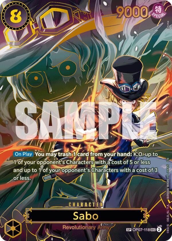 Sabo - OP07-118 (SP) - Foil (Carrying On His Will)(OP07-118)(SEC)