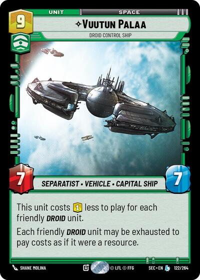 Vuutun Palaa, Droid Control Ship (Secrets of Power)(SEC-122/264)(L)