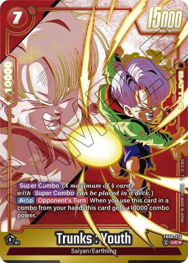 Trunks : Youth [016] [Alternate Art] [Foil] (FB08-016)(UC)