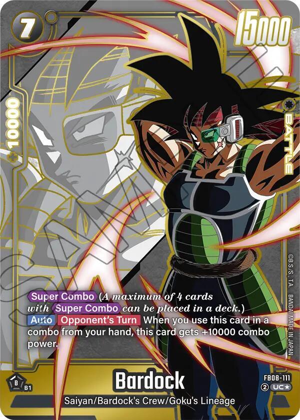 Bardock [111] [Alternate Art] [Foil] (FB08-111)(UC)