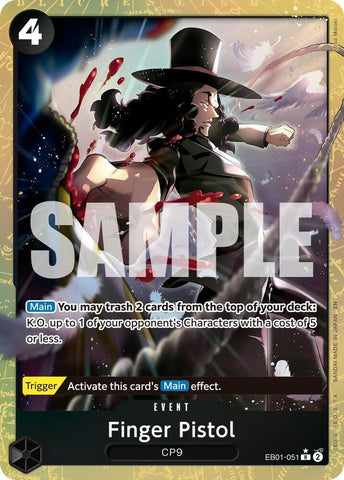 Finger Pistol (Alternate Art) - Foil (Premium Booster -The Best- Vol.2 [PRB-02])(EB01-051)(R)