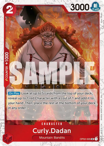 Curly.Dadan (Pirate Foil) - Foil (Premium Booster -The Best- Vol.2 [PRB-02])(OP02-005)(UC)