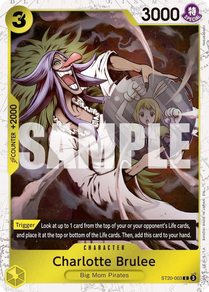 Charlotte Brulee (Pirate Foil) - Foil (Premium Booster -The Best- Vol.2 [PRB-02])(ST20-003)(C)