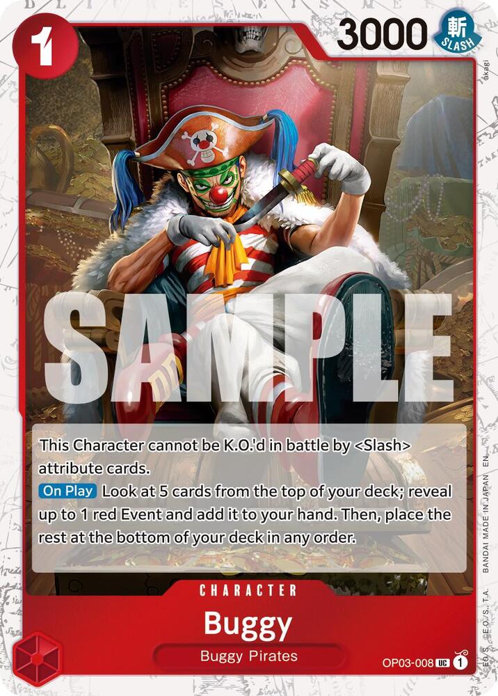 Buggy - OP03-008 (Pirate Foil) - Foil (Premium Booster -The Best- Vol.2 [PRB-02])(OP03-008)(UC)