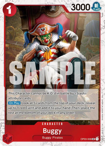 Buggy - OP03-008 (Pirate Foil) - Foil (Premium Booster -The Best- Vol.2 [PRB-02])(OP03-008)(UC)