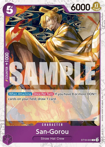 San-Gorou (Pirate Foil) - Foil (Premium Booster -The Best- Vol.2 [PRB-02])(ST18-003)(C)