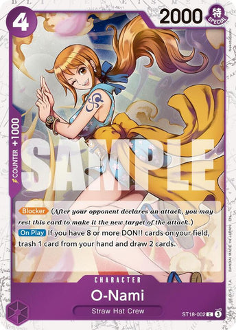 O-Nami (Pirate Foil) - Foil (Premium Booster -The Best- Vol.2 [PRB-02])(ST18-002)(C)