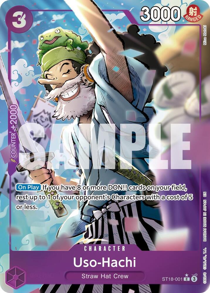 Uso-Hachi (Alternate Art) - Foil (Premium Booster -The Best- Vol.2 [PRB-02])(ST18-001)(C)
