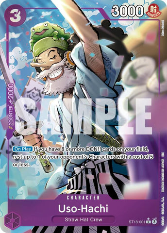 Uso-Hachi (Alternate Art) - Foil (Premium Booster -The Best- Vol.2 [PRB-02])(ST18-001)(C)