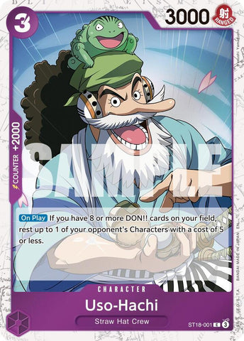 Uso-Hachi (Pirate Foil) - Foil (Premium Booster -The Best- Vol.2 [PRB-02])(ST18-001)(C)