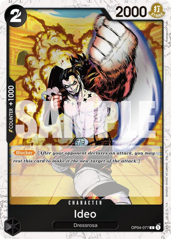 Ideo (Pirate Foil) - Foil (Premium Booster -The Best- Vol.2 [PRB-02])(OP04-077)(C)