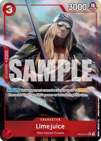 Limejuice (Alternate Art) - Foil (Premium Booster -The Best- Vol.2 [PRB-02])(OP09-014)(UC)