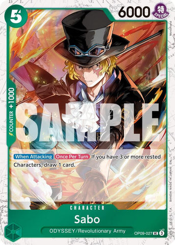 Sabo - OP09-027 (Pirate Foil) - Foil (Premium Booster -The Best- Vol.2 [PRB-02])(OP09-027)(UC)
