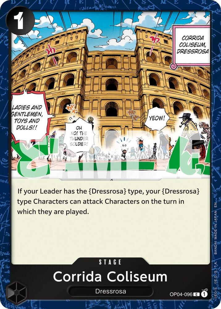 Corrida Coliseum (Pirate Foil) - Foil (Premium Booster -The Best- Vol.2 [PRB-02])(OP04-096)(C)