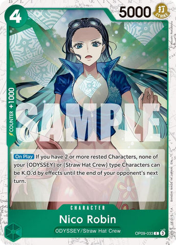 Nico Robin - OP09-033 (Pirate Foil) - Foil (Premium Booster -The Best- Vol.2 [PRB-02])(OP09-033)(C)
