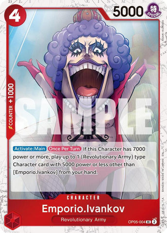 Emporio.Ivankov (Pirate Foil) - Foil (Premium Booster -The Best- Vol.2 [PRB-02])(OP05-004)(UC)