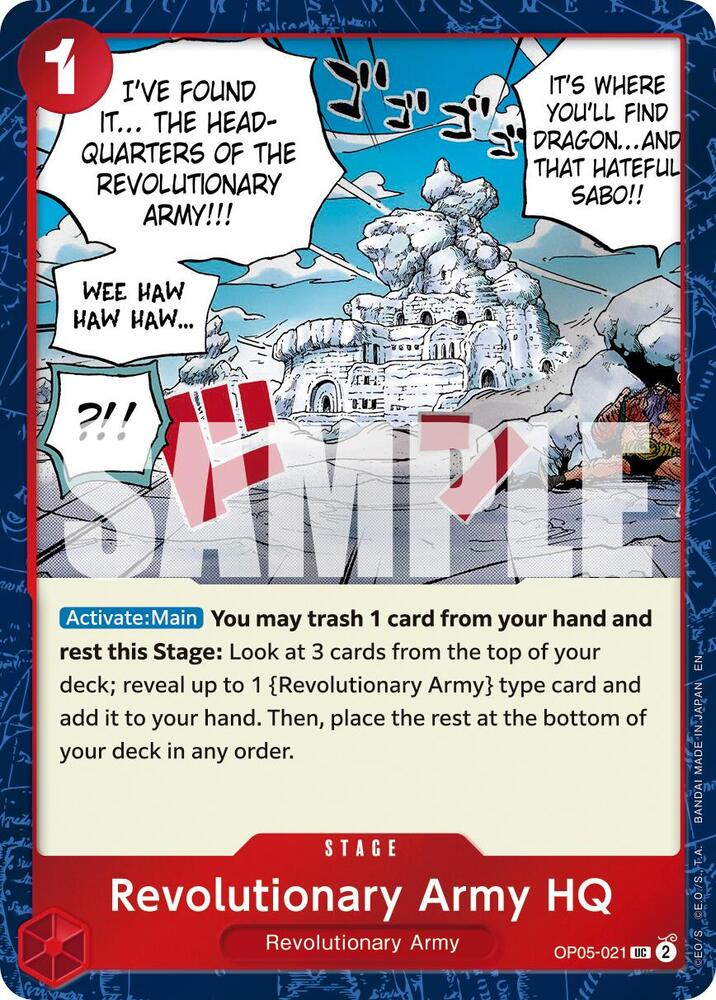 Revolutionary Army HQ (Pirate Foil) - Foil (Premium Booster -The Best- Vol.2 [PRB-02])(OP05-021)(UC)