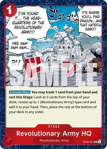 Revolutionary Army HQ (Pirate Foil) - Foil (Premium Booster -The Best- Vol.2 [PRB-02])(OP05-021)(UC)