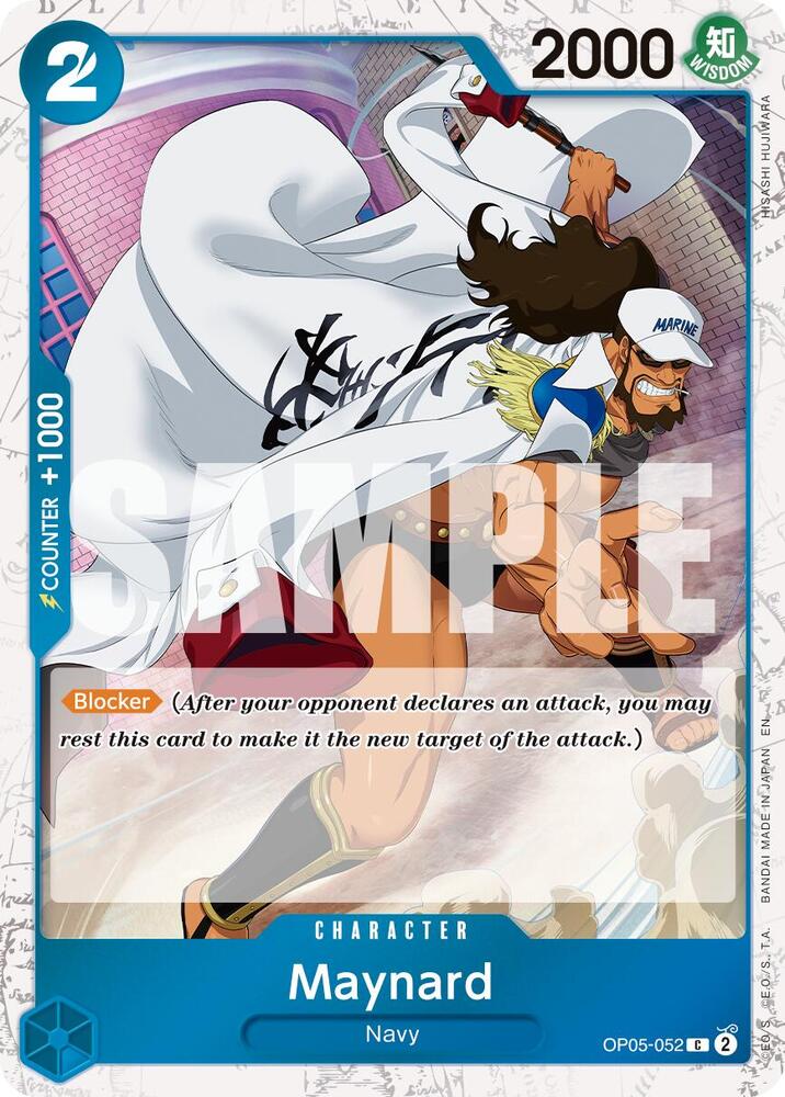 Maynard (Pirate Foil) - Foil (Premium Booster -The Best- Vol.2 [PRB-02])(OP05-052)(C)