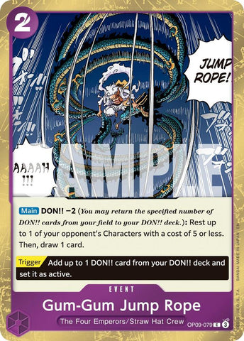 Gum-Gum Jump Rope (Pirate Foil) - Foil (Premium Booster -The Best- Vol.2 [PRB-02])(OP09-079)(C)