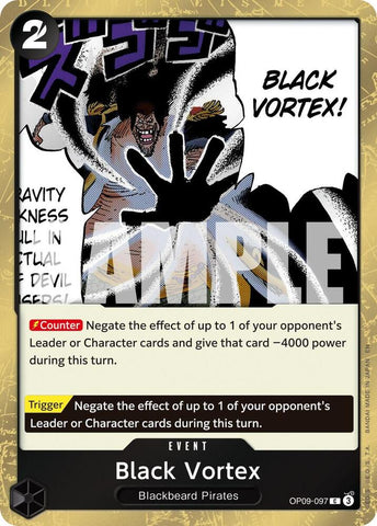 Black Vortex (Pirate Foil) - Foil (Premium Booster -The Best- Vol.2 [PRB-02])(OP09-097)(C)
