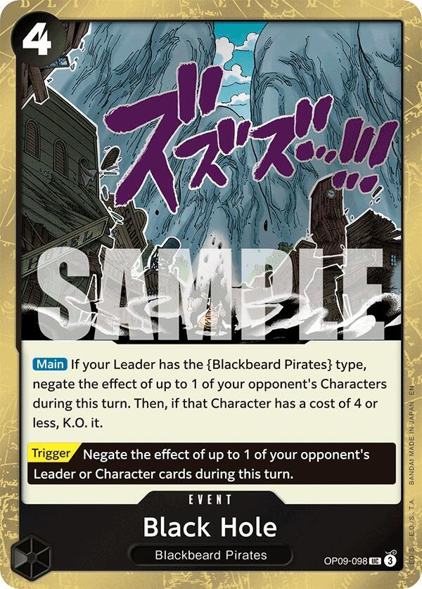 Black Hole (Pirate Foil) - Foil (Premium Booster -The Best- Vol.2 [PRB-02])(OP09-098)(UC)