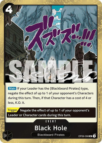Black Hole (Pirate Foil) - Foil (Premium Booster -The Best- Vol.2 [PRB-02])(OP09-098)(UC)