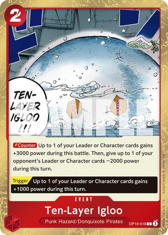 Ten-Layer Igloo (Pirate Foil) - Foil (Premium Booster -The Best- Vol.2 [PRB-02])(OP10-018)(C)