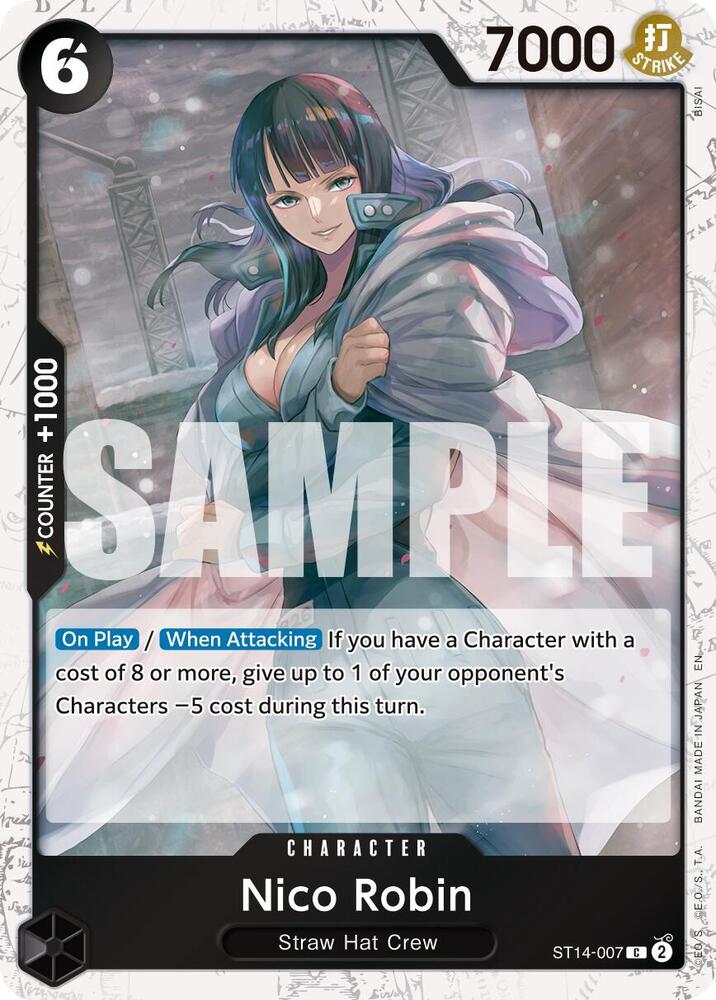 Nico Robin - ST14-007 (Pirate Foil) - Foil (Premium Booster -The Best- Vol.2 [PRB-02])(ST14-007)(C)