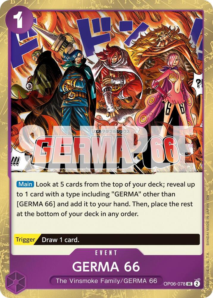 GERMA 66 (Pirate Foil) - Foil (Premium Booster -The Best- Vol.2 [PRB-02])(OP06-078)(UC)