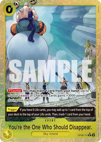 You're the One Who Should Disappear (Alternate Art) - Foil (Premium Booster -The Best- Vol.2 [PRB-02])(OP06-115)(R)