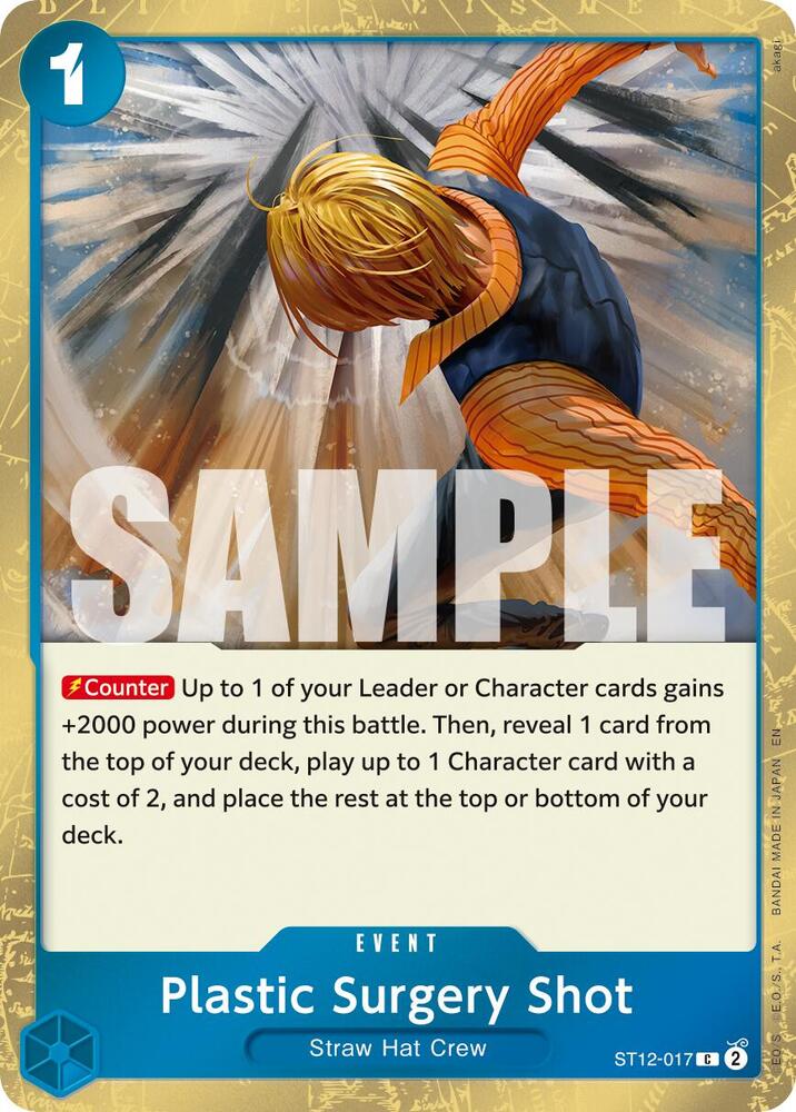 Plastic Surgery Shot - ST12-017 (Pirate Foil) - Foil (Premium Booster -The Best- Vol.2 [PRB-02])(ST12-017)(C)