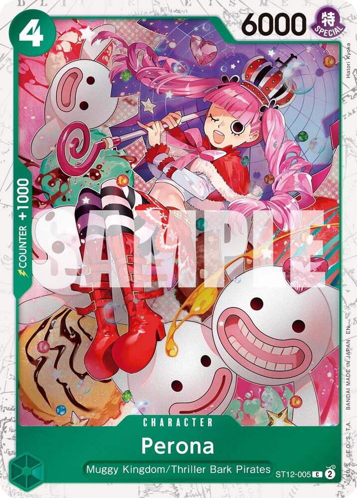 Perona (Pirate Foil) - Foil (Premium Booster -The Best- Vol.2 [PRB-02])(ST12-005)(C)