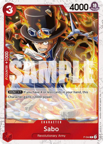 Sabo - P-044 (Pirate Foil) - Foil (Premium Booster -The Best- Vol.2 [PRB-02])(P-044)(PR)